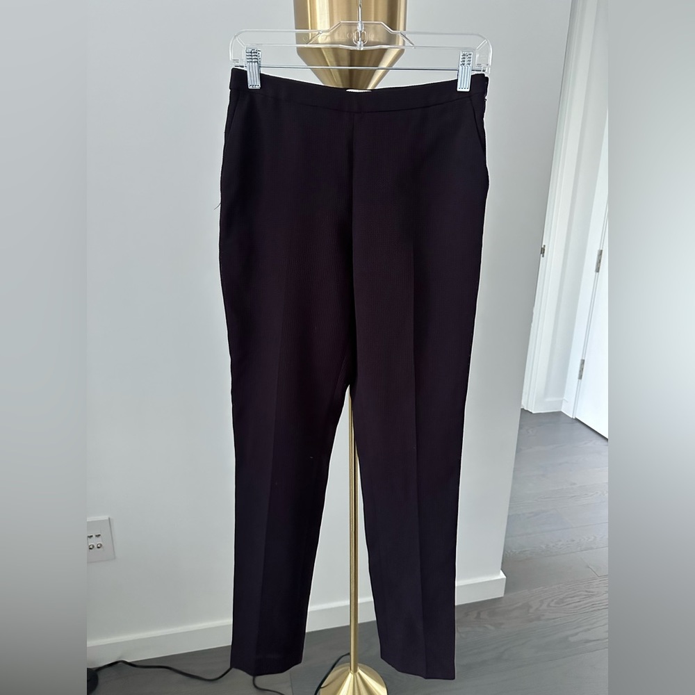 Reiss - Aubergine Cigarette Pant - size: 2
